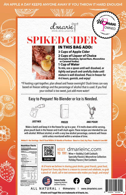Spiked Cider Cocktail - Ready-To-Freeze Cocktail