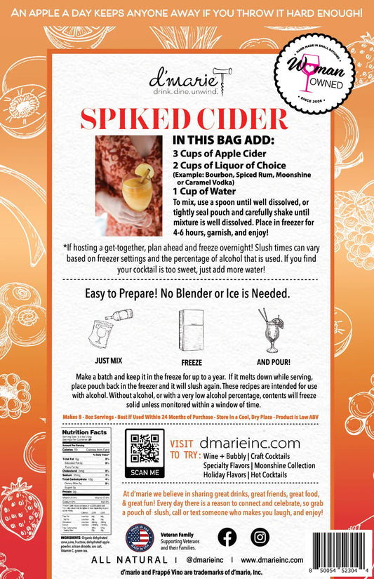 Spiked Cider Cocktail - Ready-To-Freeze Cocktail