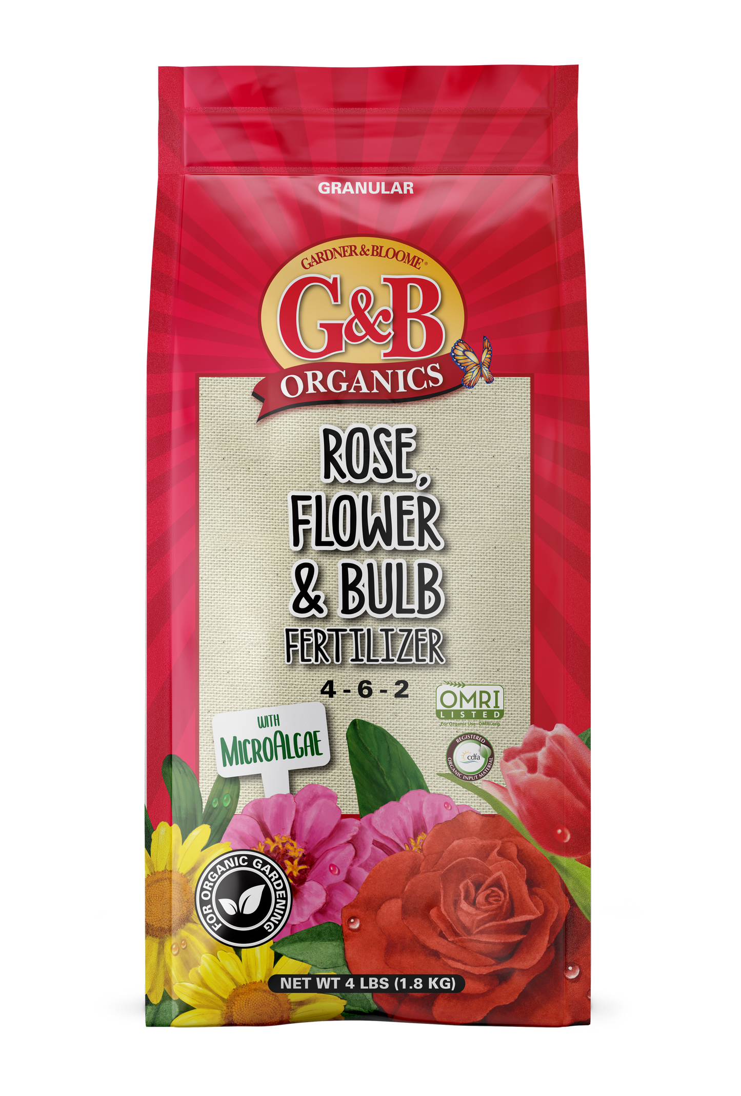 G&B Organics | Rose, Flower & Bulb Fertilizer