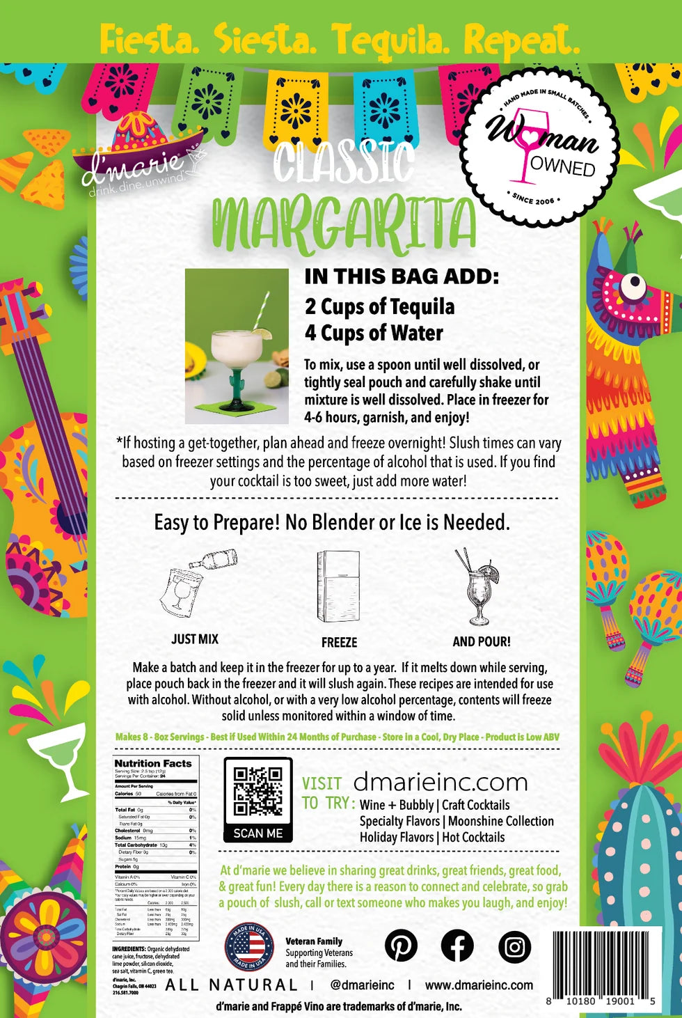 Classic Margarita - Ready-To-Freeze Cocktail