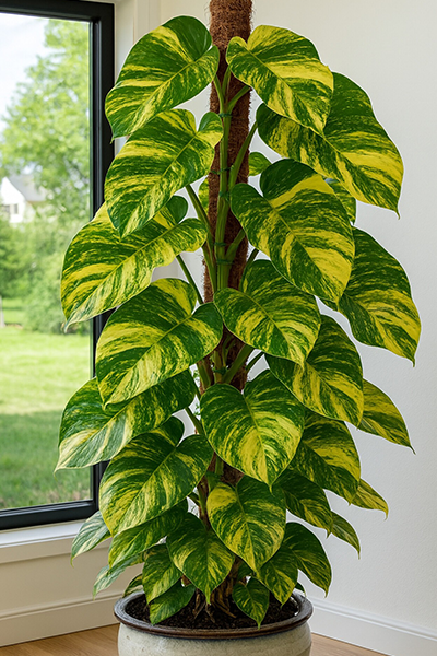 Pothos on Pole