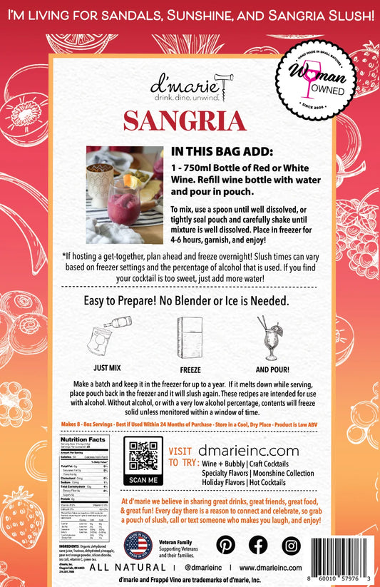 Sangria - Ready-To-Freeze Wine Cocktail